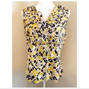 Tory Burch Printed Silk Blouse